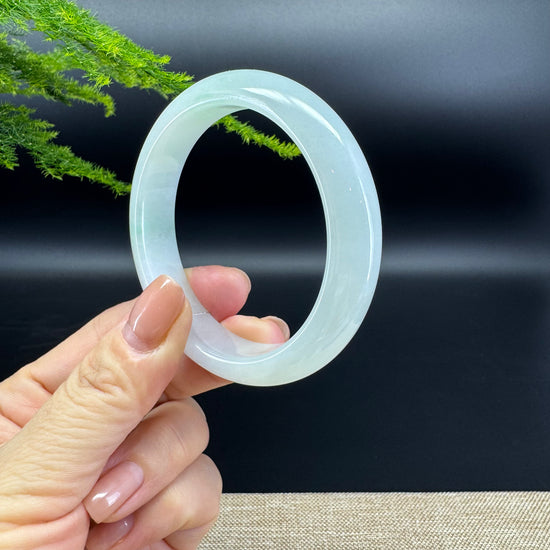 Genuine Burmese Green Jade Jadeite Bangle Bracelet ( 55mm )