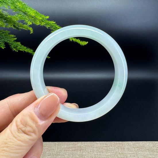 Genuine Burmese Green Jade Jadeite Bangle Bracelet ( 55mm )