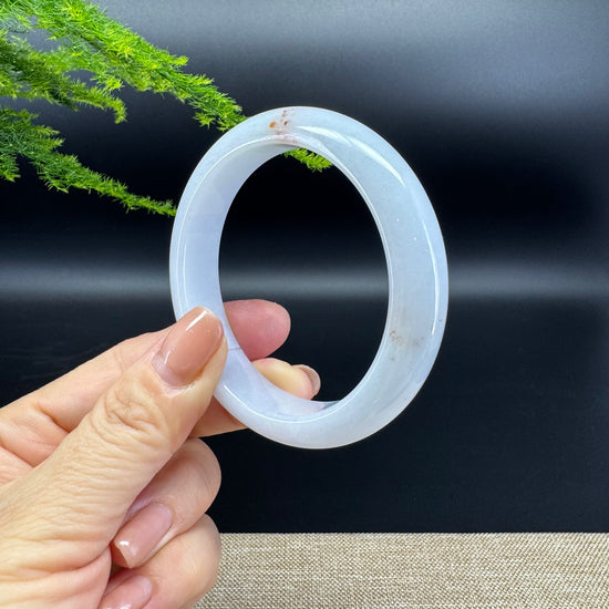 Genuine Burmese Icy Jade Jadeite Bangle Bracelet ( 55.1mm )