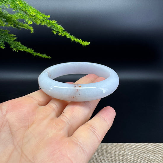 Genuine Burmese Icy Jade Jadeite Bangle Bracelet ( 55.1mm )