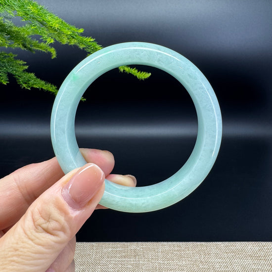 Genuine Burmese Green Jade Jadeite Bangle Bracelet ( 55.1mm )