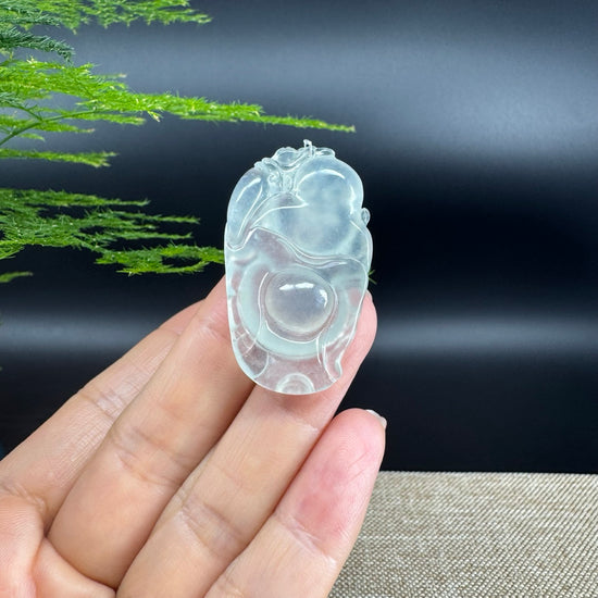 Genuine Burmese Jadeite Jade Happy Buddha Pendant