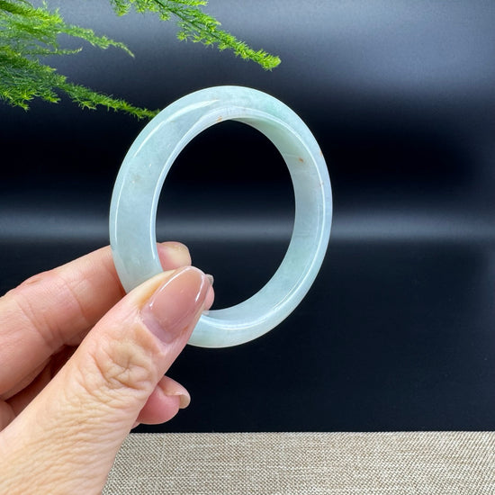 Genuine Burmese Green Jade Jadeite Bangle Bracelet ( 55.6mm )