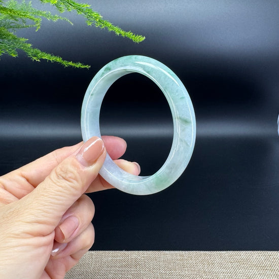 Genuine Burmese Green Jade Jadeite Bangle Bracelet ( 56mm )