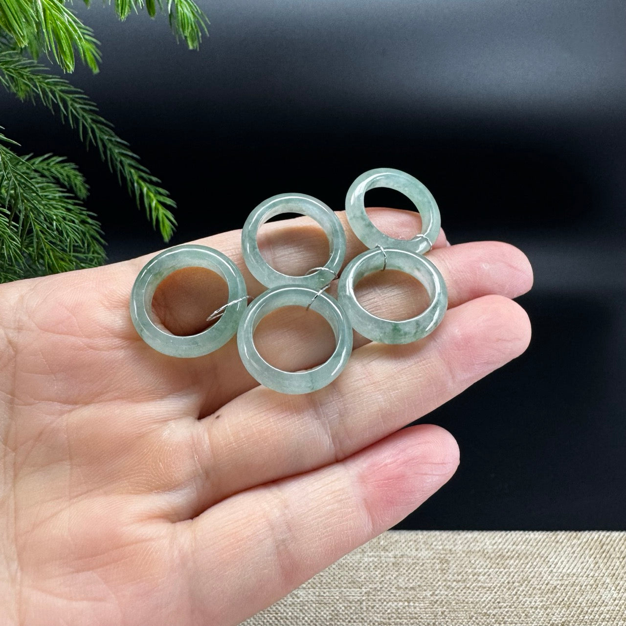 RealJade® Burmese Blue Green Traditional Jadeite Jade Ring