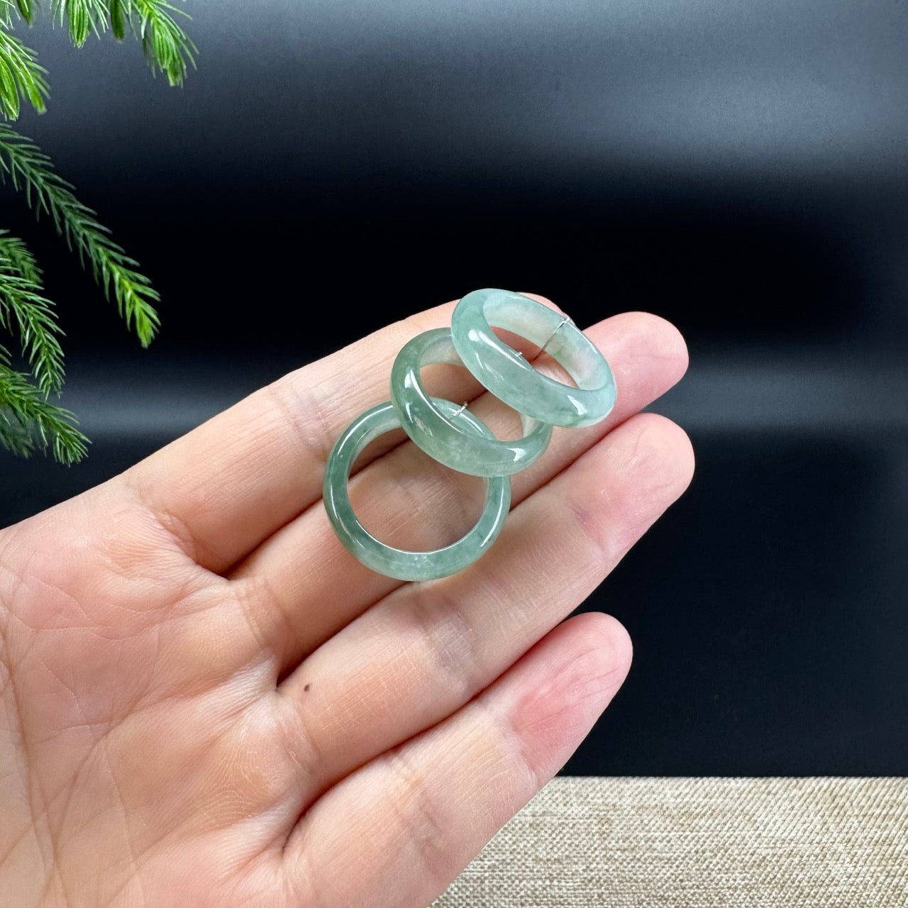 RealJade® Burmese Blue Green Traditional Jadeite Jade Ring