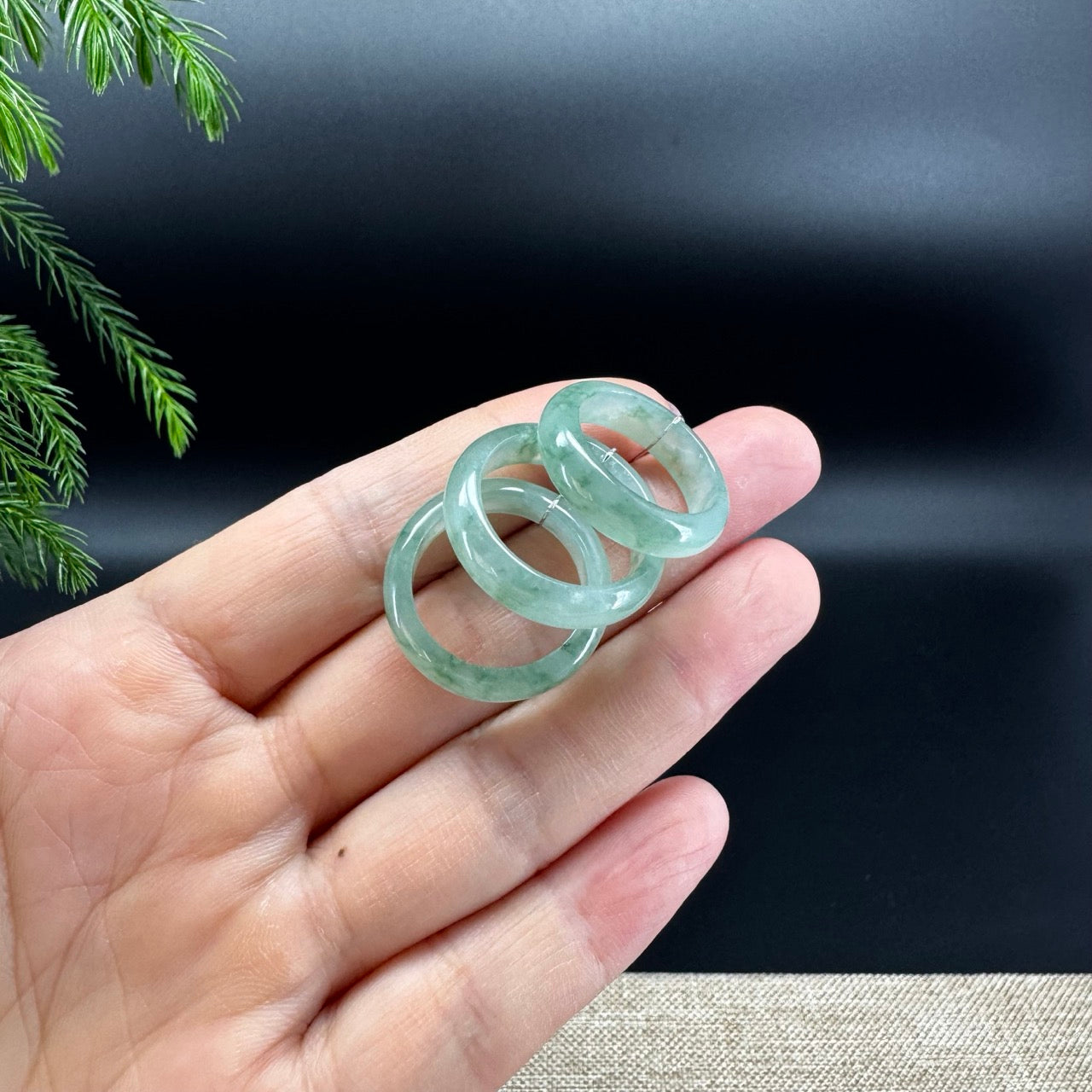 RealJade® Burmese Blue Green Traditional Jadeite Jade Ring