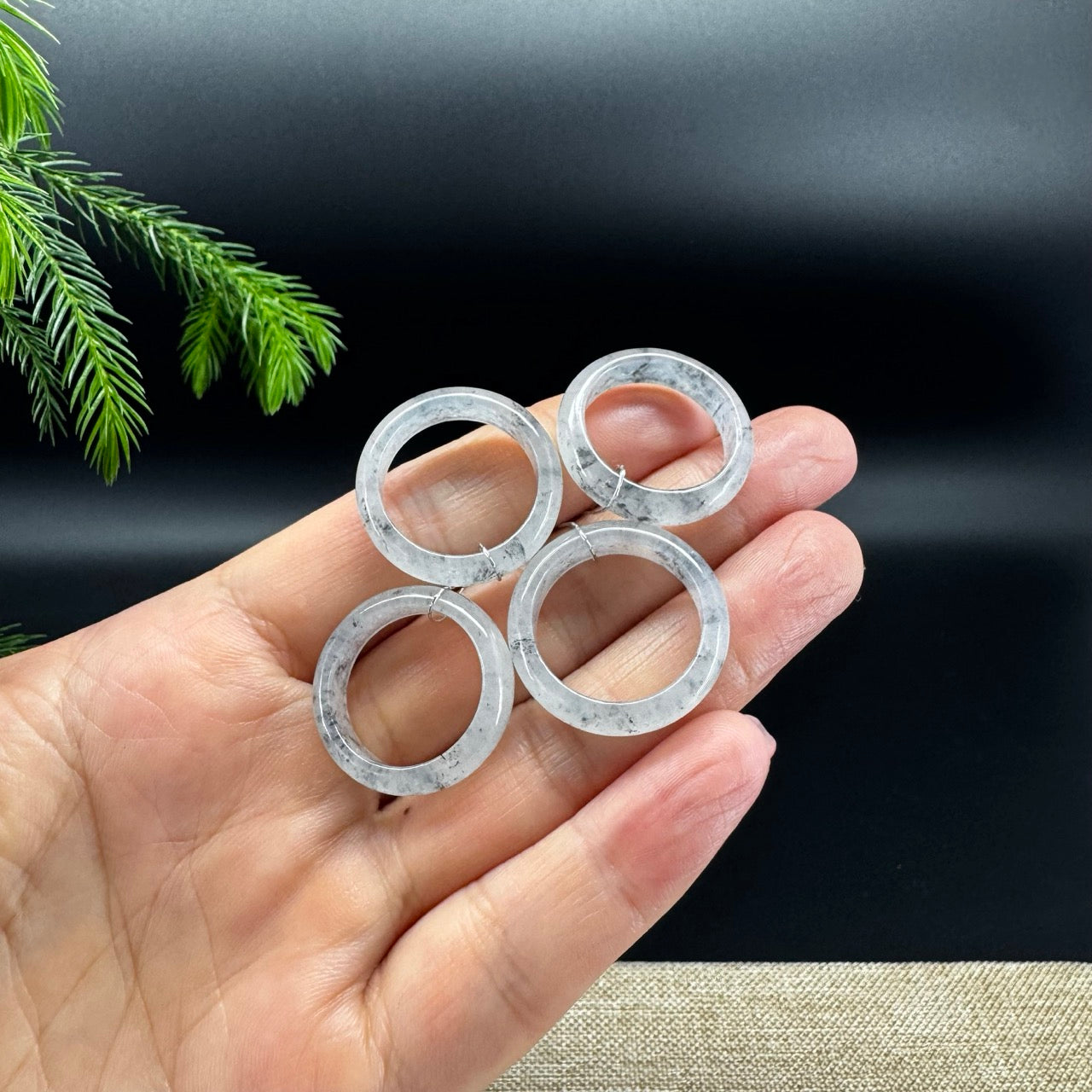 RealJade® Burmese Icy Wuji Traditional Jadeite Jade Ring