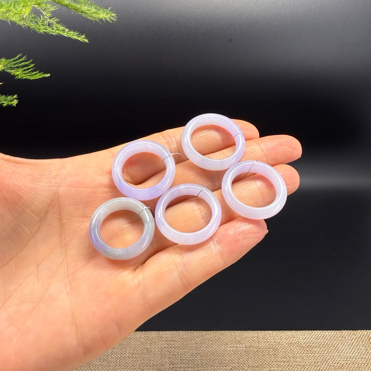 RealJade® Burmese Icy Lavender Traditional Jadeite Jade Ring