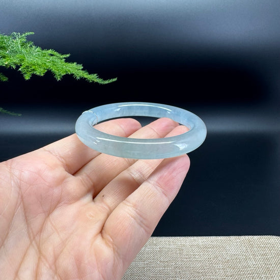 Genuine Burmese Icy Jade Jadeite Bangle Bracelet (52.1mm)