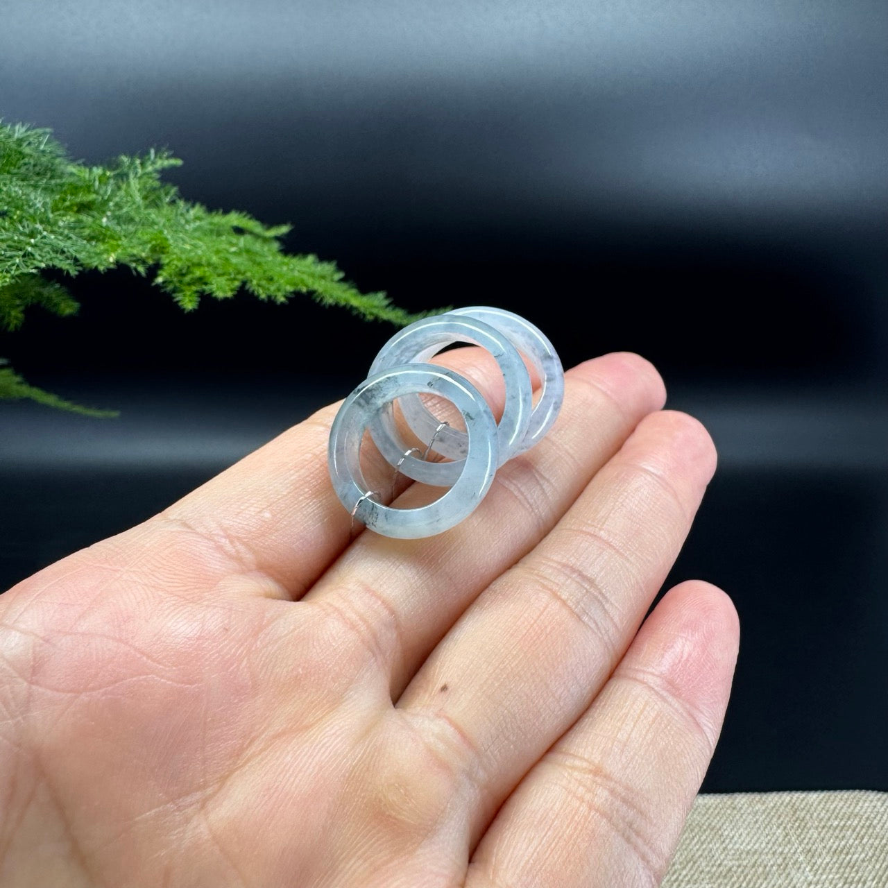 RealJade® Burmese Icy Wuji Traditional Jadeite Jade Ring