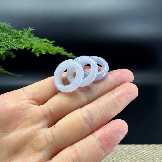 RealJade® Burmese Icy Lavender Traditional Jadeite Jade Ring