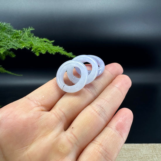 RealJade® Burmese Icy Lavender Traditional Jadeite Jade Ring