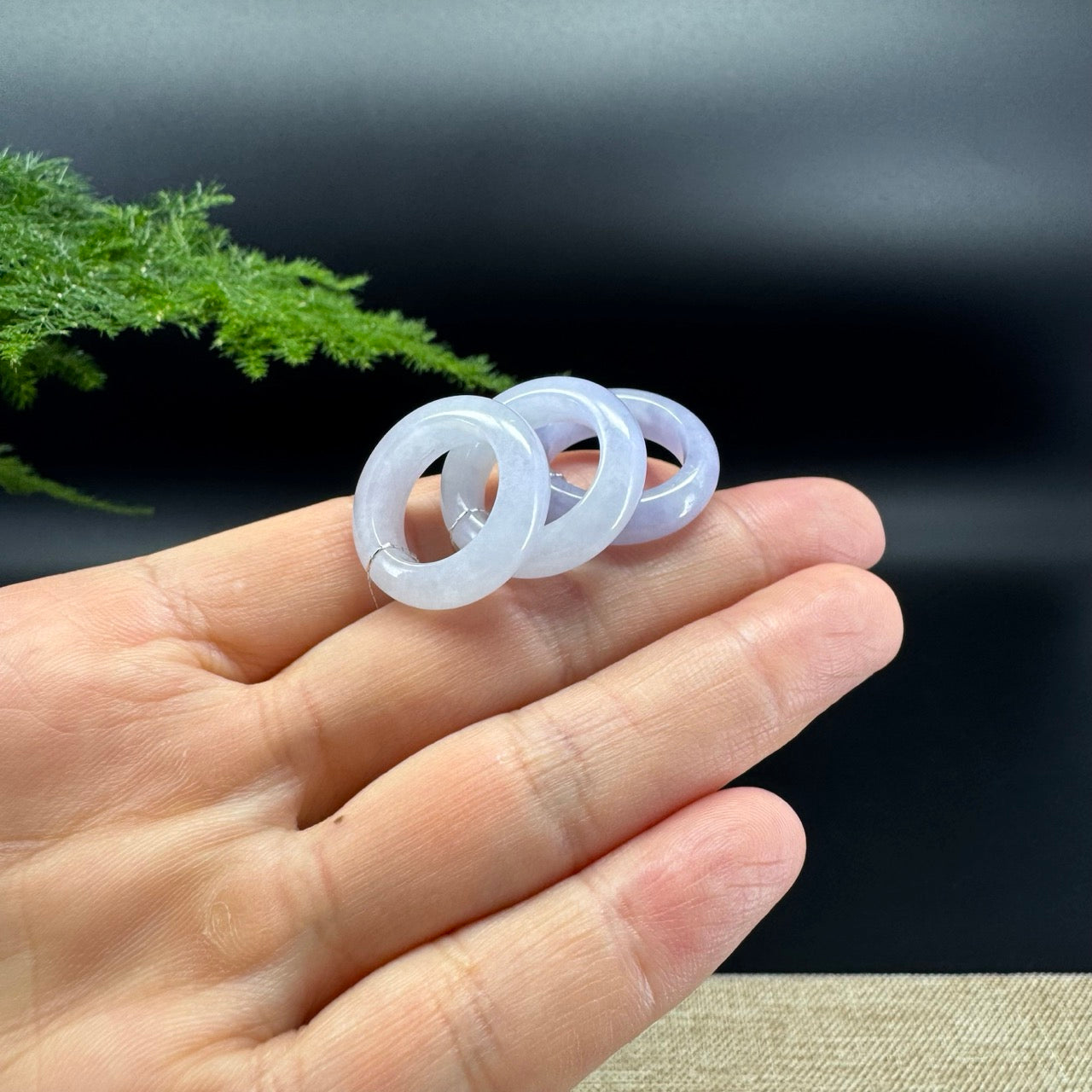 RealJade® Burmese Icy Lavender Traditional Jadeite Jade Ring