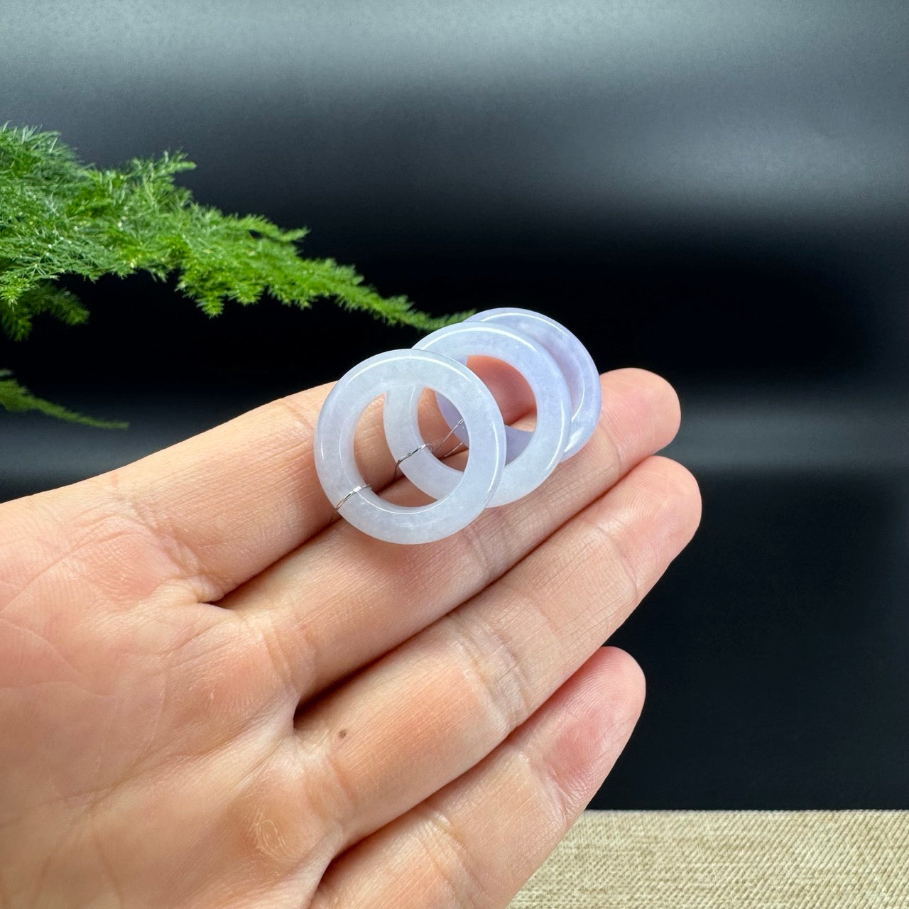 RealJade® Burmese Icy Lavender Traditional Jadeite Jade Ring