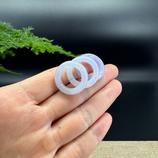 RealJade® Burmese Icy Lavender Traditional Jadeite Jade Ring