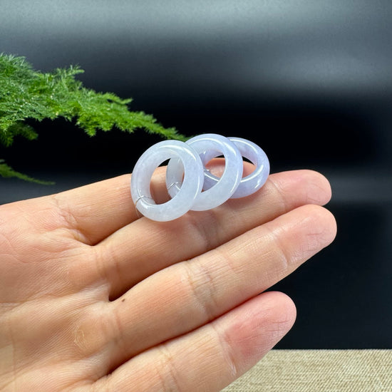 RealJade® Burmese Icy Lavender Traditional Jadeite Jade Ring