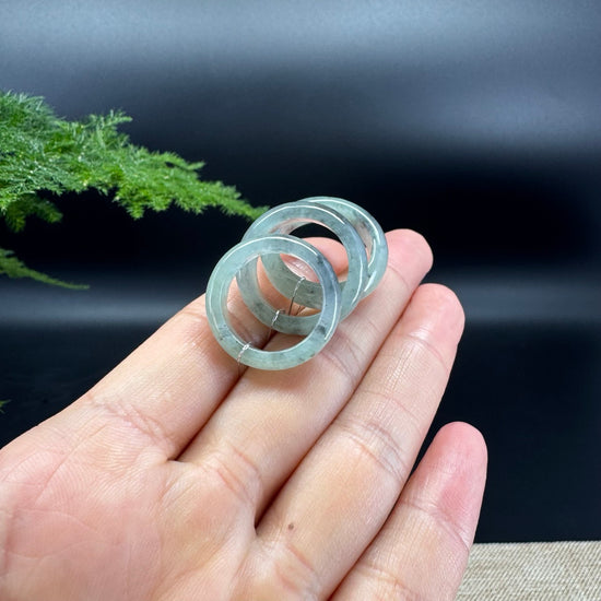 RealJade® Burmese Green Wuji Traditional Jadeite Jade Ring