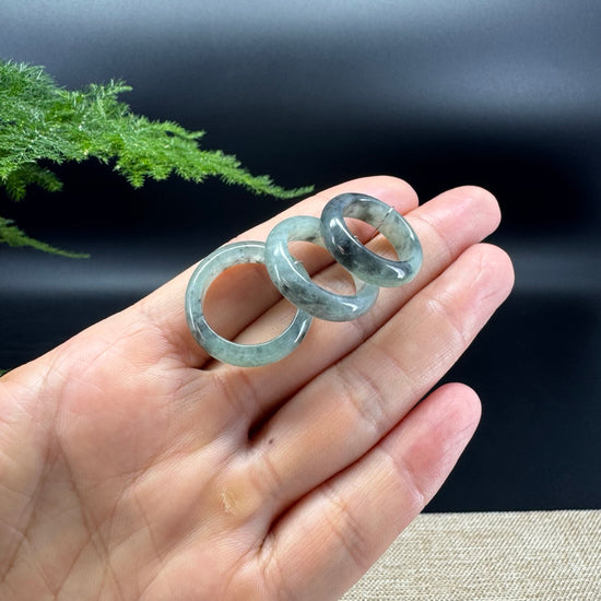 RealJade® Burmese Green Wuji Traditional Jadeite Jade Ring