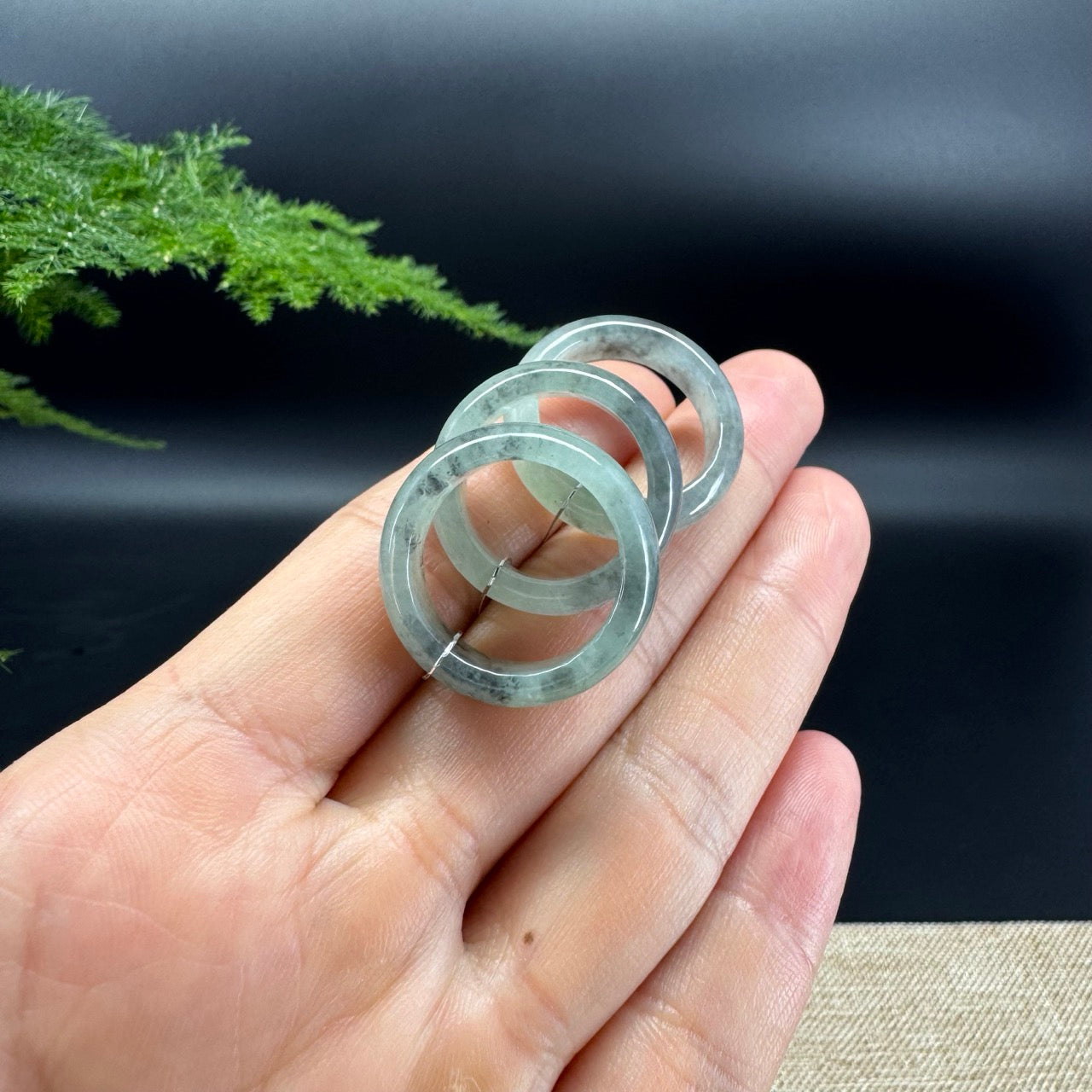 RealJade® Burmese Green Wuji Traditional Jadeite Jade Ring