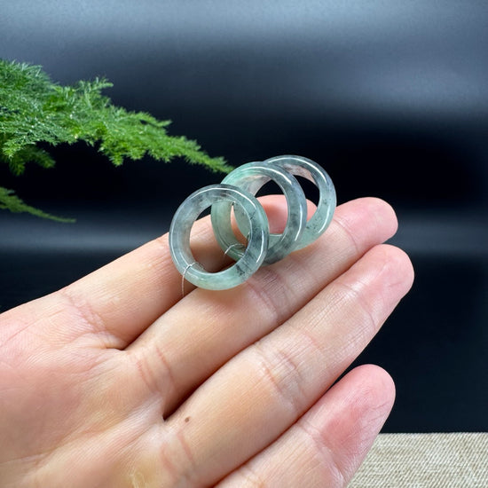 RealJade® Burmese Green Wuji Traditional Jadeite Jade Ring