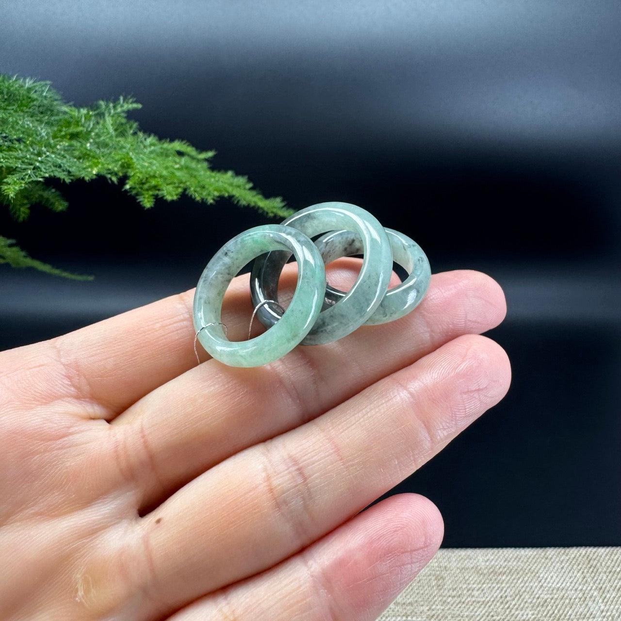 RealJade® Burmese Green Wuji Traditional Jadeite Jade Ring