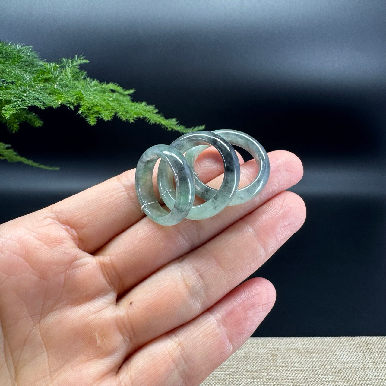 RealJade® Burmese Green Wuji Traditional Jadeite Jade Ring