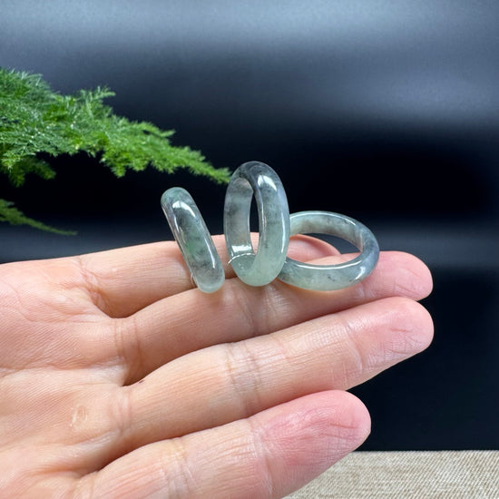 RealJade® Burmese Green Wuji Traditional Jadeite Jade Ring