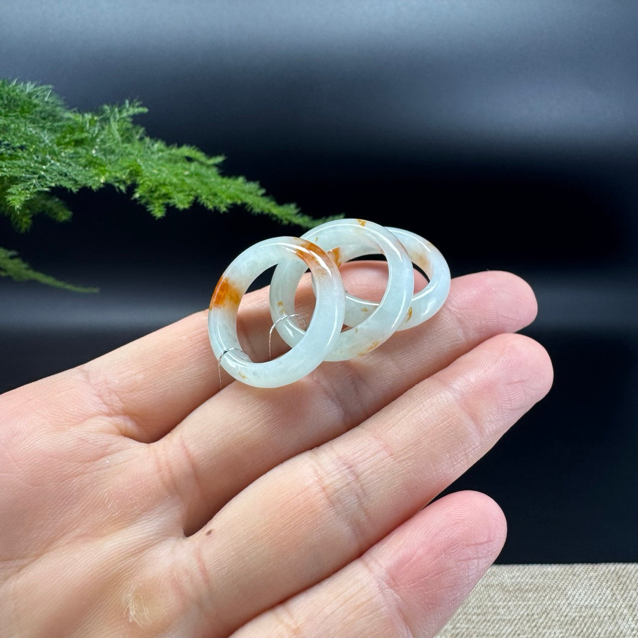 RealJade® Burmese Yellow Mint Green Traditional Jadeite Jade Ring