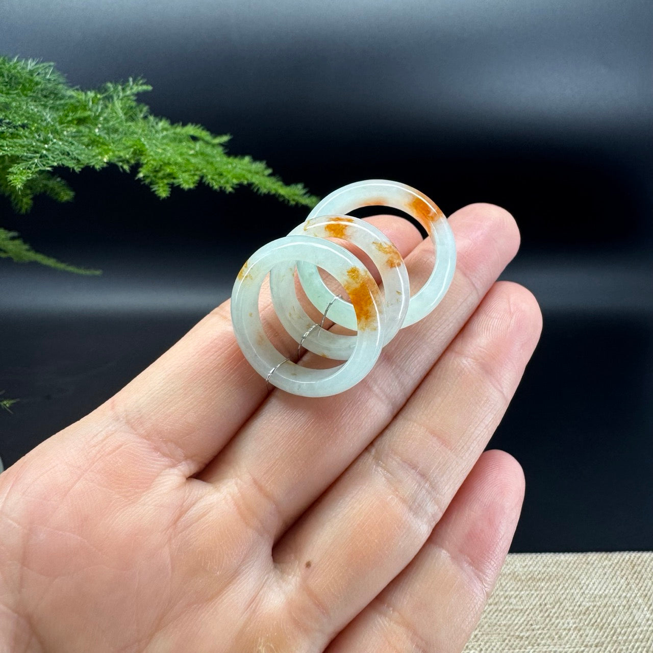 RealJade® Burmese Yellow Mint Green Traditional Jadeite Jade Ring