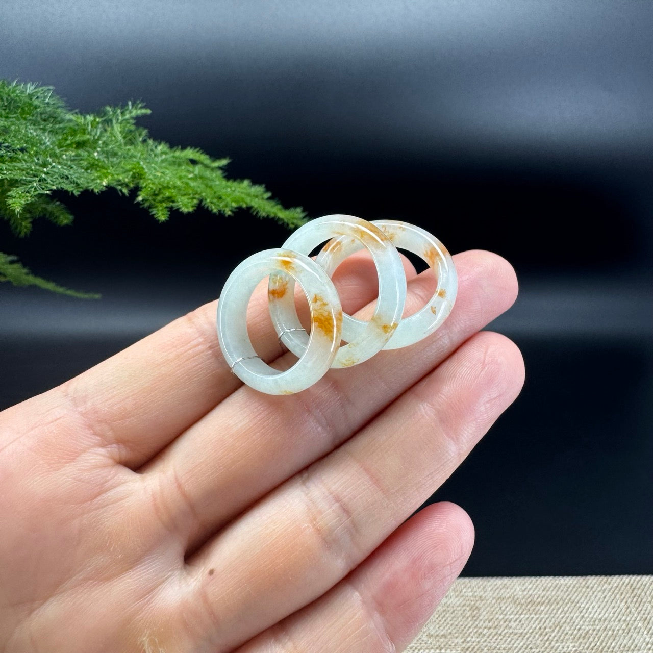 RealJade® Burmese Sajin Yellow Green Traditional Jadeite Jade Ring