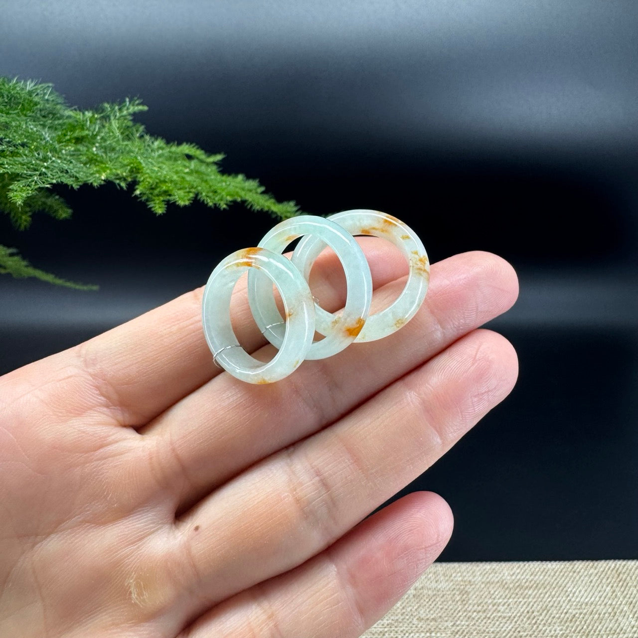 RealJade® Burmese Sajin Yellow Green Traditional Jadeite Jade Ring