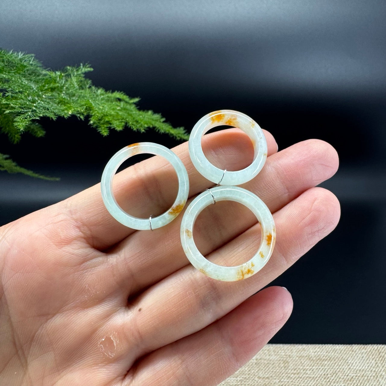 RealJade® Burmese Sajin Yellow Green Traditional Jadeite Jade Ring