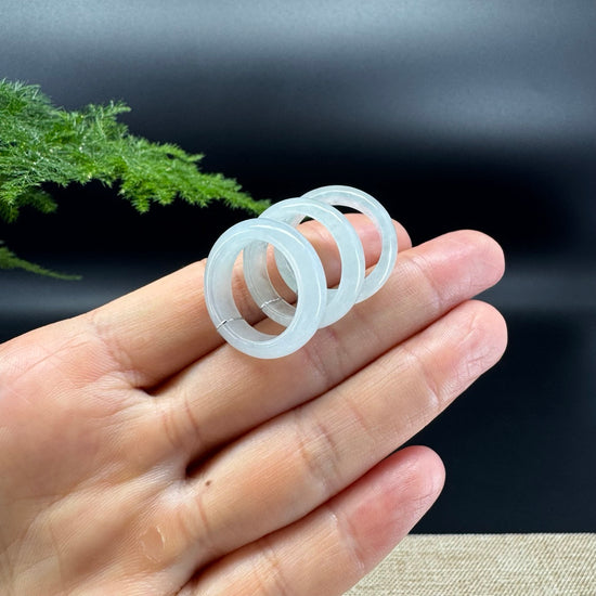 RealJade® Burmese Icy Traditional Jadeite Jade Ring