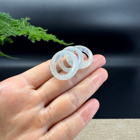 RealJade® Burmese Icy Traditional Jadeite Jade Ring