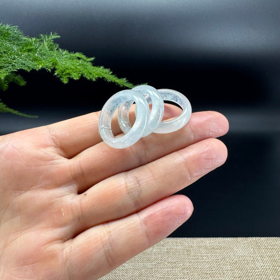 RealJade® Burmese Icy Traditional Jadeite Jade Ring