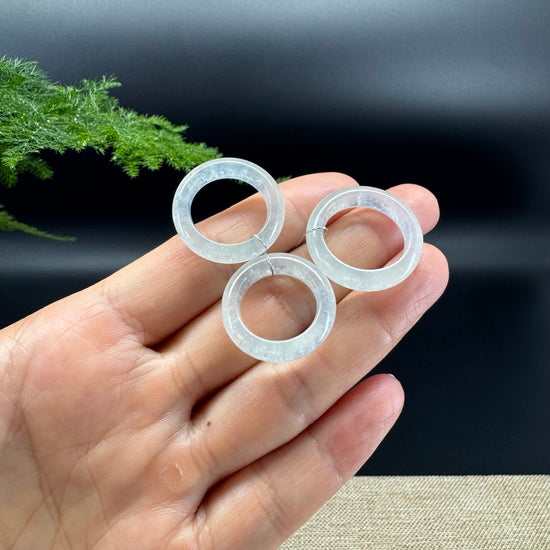 RealJade® Burmese Icy Traditional Jadeite Jade Ring