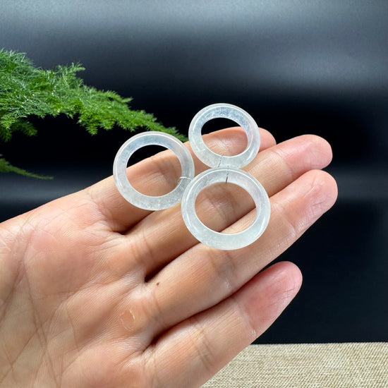 RealJade® Burmese Icy Traditional Jadeite Jade Ring