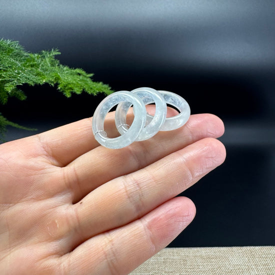 RealJade® Burmese Icy Traditional Jadeite Jade Ring