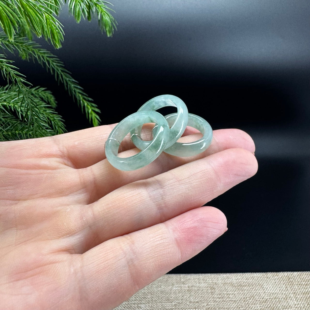 RealJade® Burmese Blue Green Traditional Jadeite Jade Ring