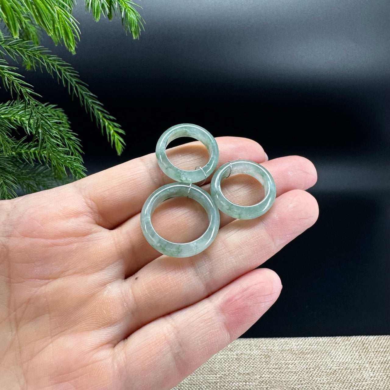RealJade® Burmese Blue Green Traditional Jadeite Jade Ring