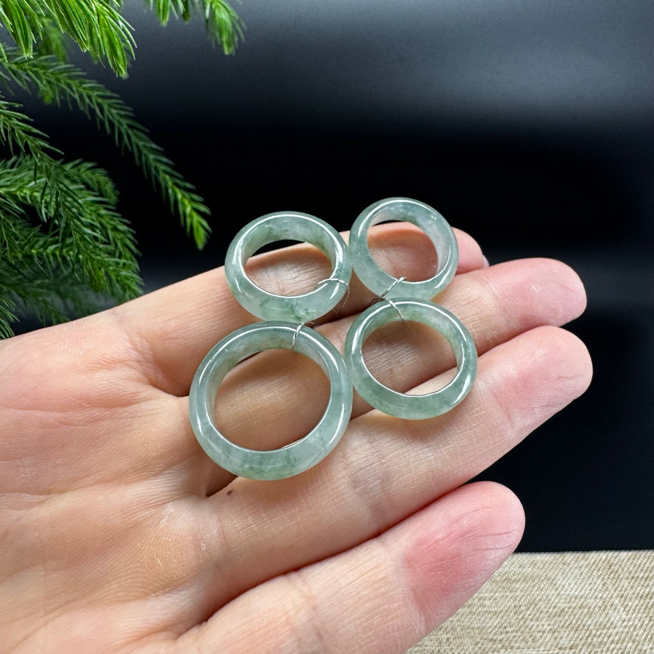 RealJade® Burmese Blue Green Traditional Jadeite Jade Ring