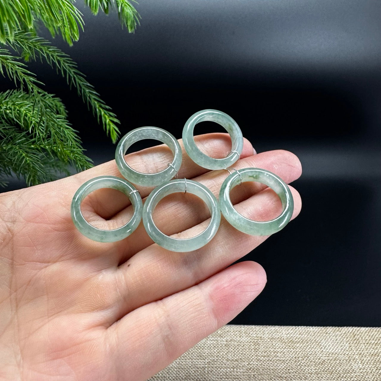 RealJade® Burmese Blue Green Traditional Jadeite Jade Ring