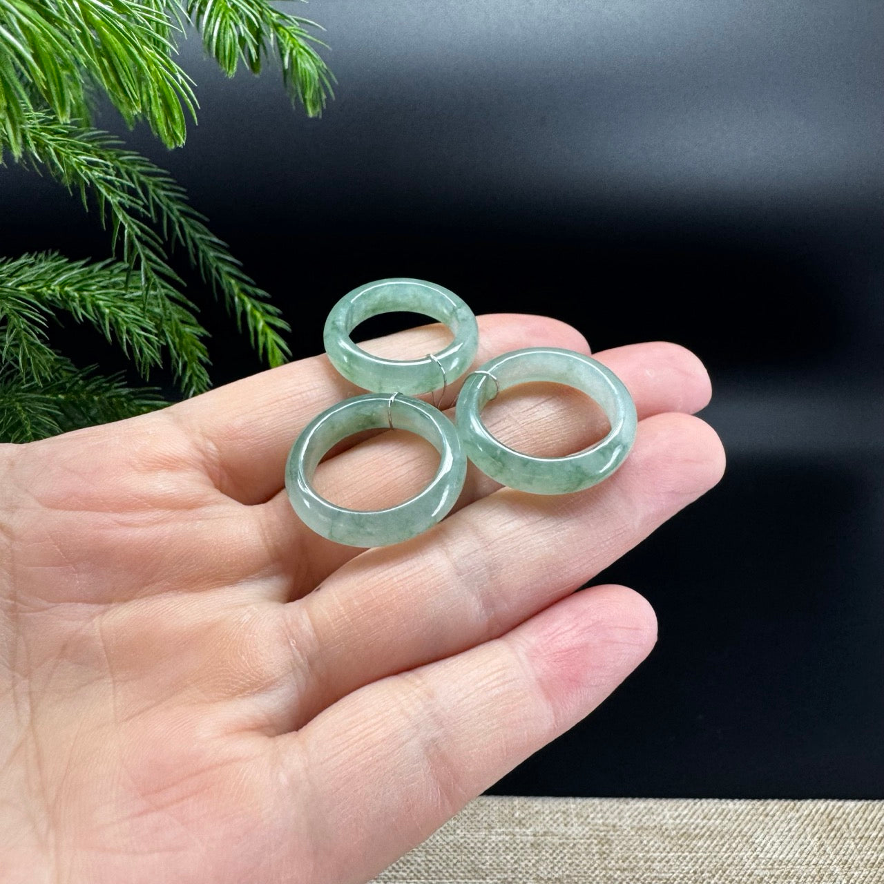 RealJade® Burmese Blue Green Traditional Jadeite Jade Ring