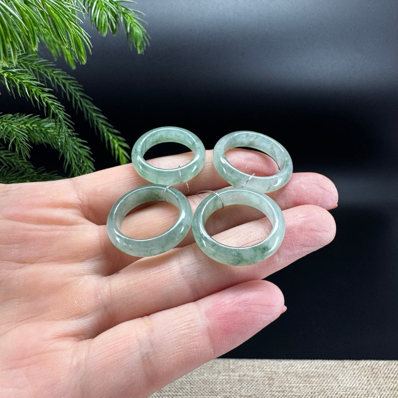 RealJade® Burmese Blue Green Traditional Jadeite Jade Ring