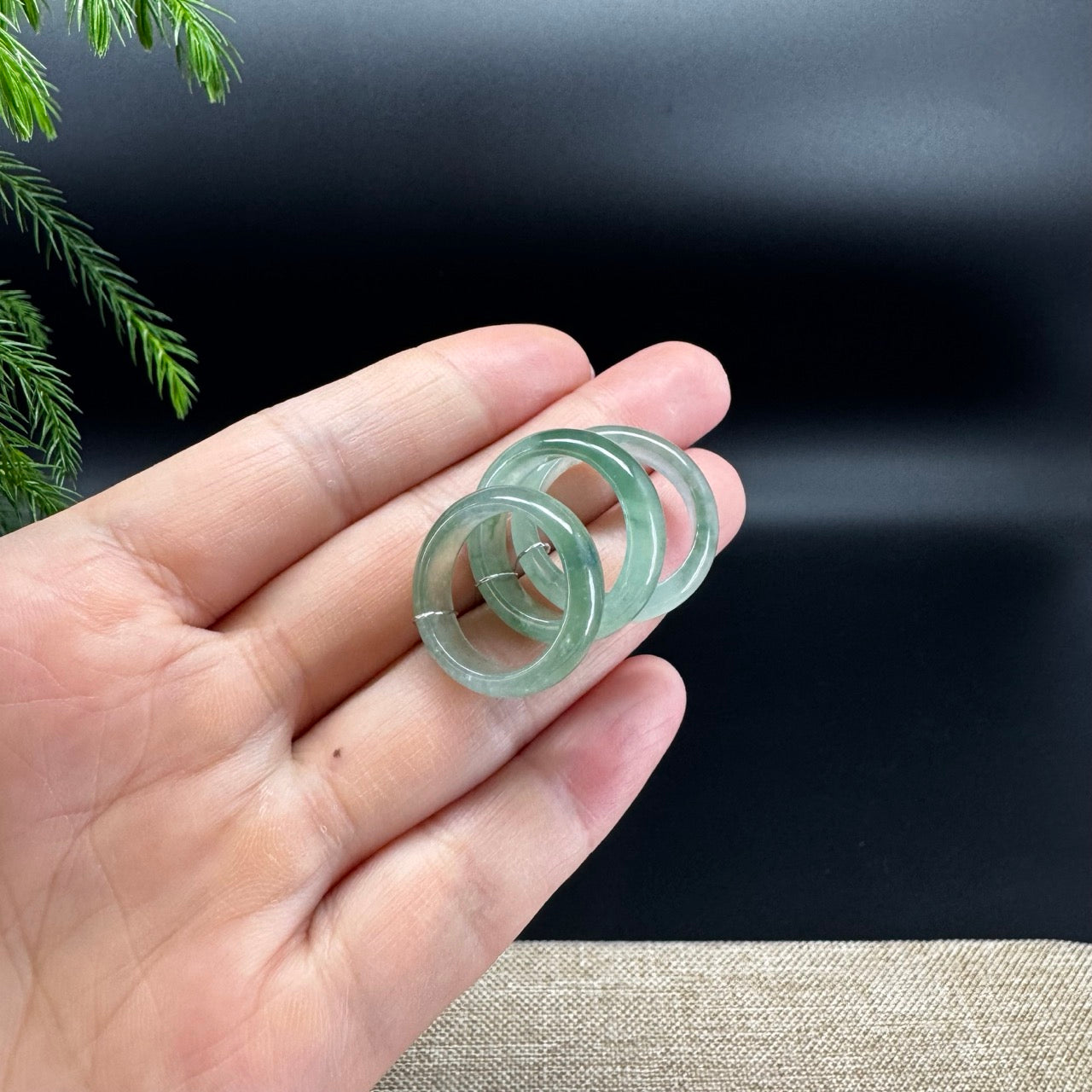 RealJade® Burmese Blue Green Traditional Jadeite Jade Ring