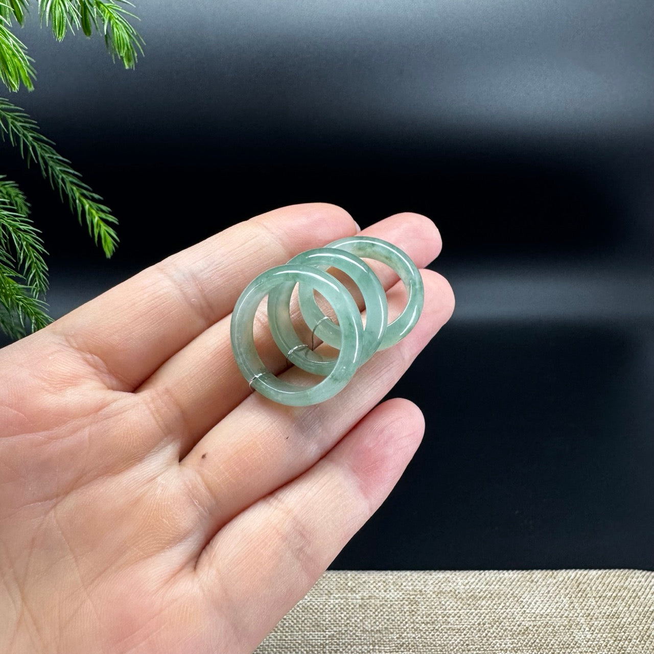 RealJade® Burmese Blue Green Traditional Jadeite Jade Ring