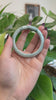 RealJade® Co. Burmese Blue-Green Jade Jadeite Bangle Bracelet (55.70 mm) T181