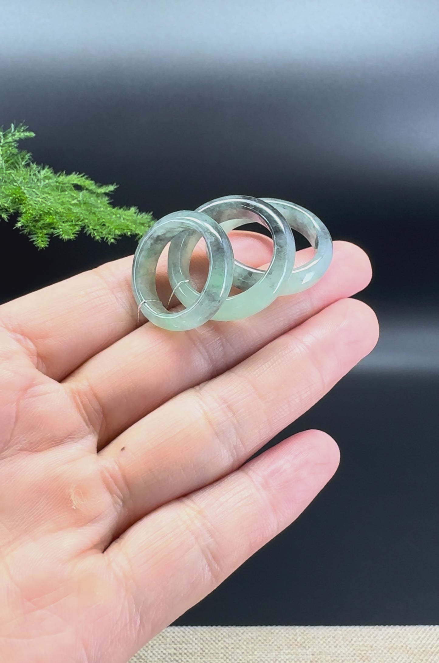 Load and play video in Gallery viewer, RealJade® Burmese Green Wuji Traditional Jadeite Jade Ring
