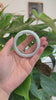RealJade® Co. RealJade® Co. "Classic Bangle" White Natural Burmese Jadeite Jade Bangle (53.20 mm)T191